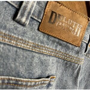 Duluth Trading Co. Relaxed Fit Jeans Classic Denim Pants Workwear Size 42x32